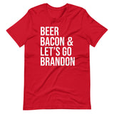 Let's Go Brandon Beer Bacon Shirt - Libertarian Country