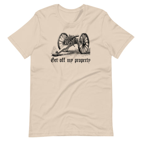 Get Off My Property Montigny Mitrailleuse Shirt - Libertarian Country