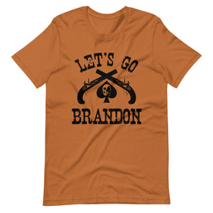 Let's Go Brandon Cowboy Gunslinger Shirt - Libertarian Country