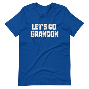 Let's Go Brandon Cracked Cement Shirt - Libertarian Country