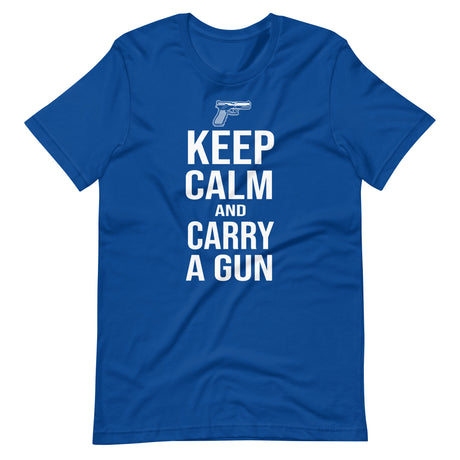 Keep Calm and Carry a Gun Shirt - Libertarian Country