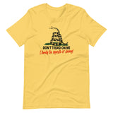 Don't Tread On Me Opposite of Slavery Shirt - Libertarian Country