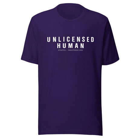 Unlicensed Human Shirt