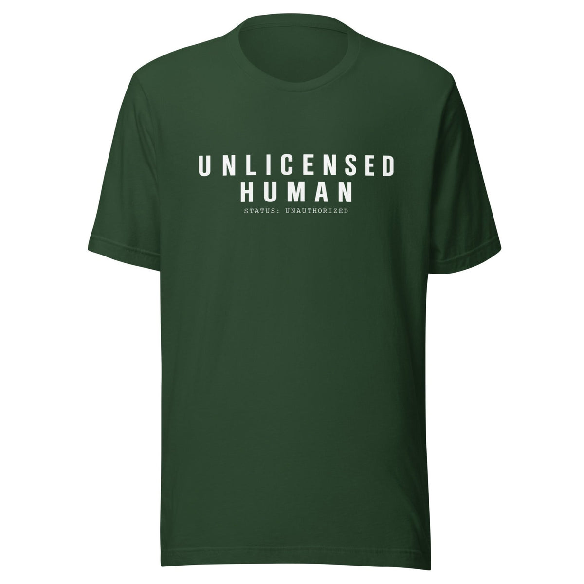 Unlicensed Human Shirt