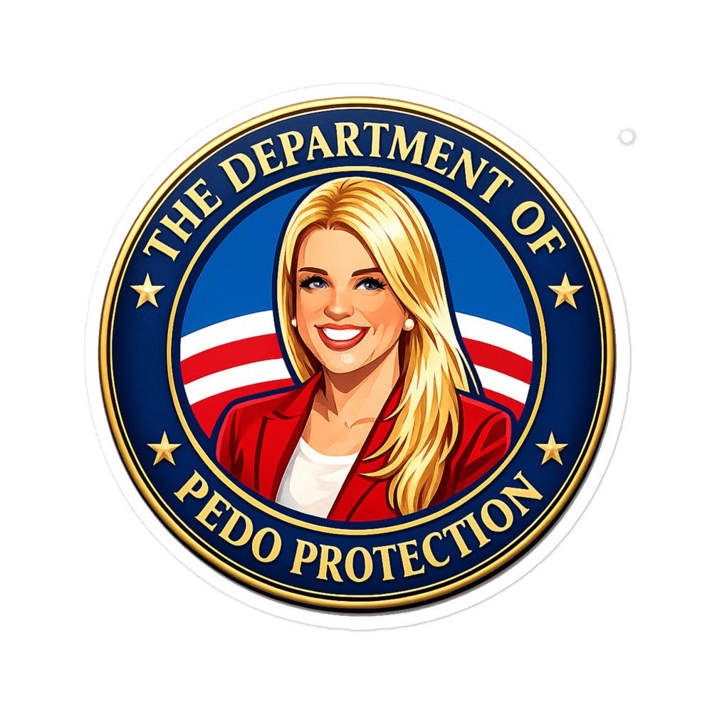 U.S. Department Of Pedo Protection Parody Sticker