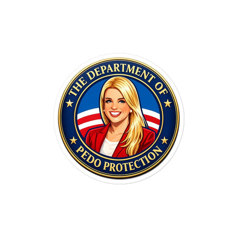 U.S. Department Of Pedo Protection Parody Sticker