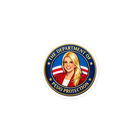 U.S. Department Of Pedo Protection Parody Sticker
