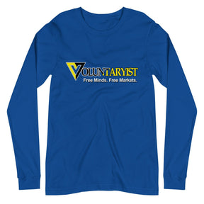 Voluntaryist Free Minds Free Markets Premium Long Sleeve Shirt