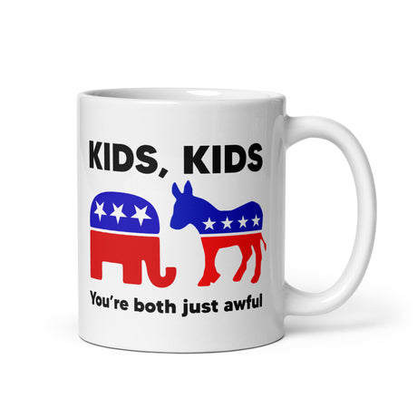 Kids Kids You're Both Just Awful Coffee Mug - Libertarian Country