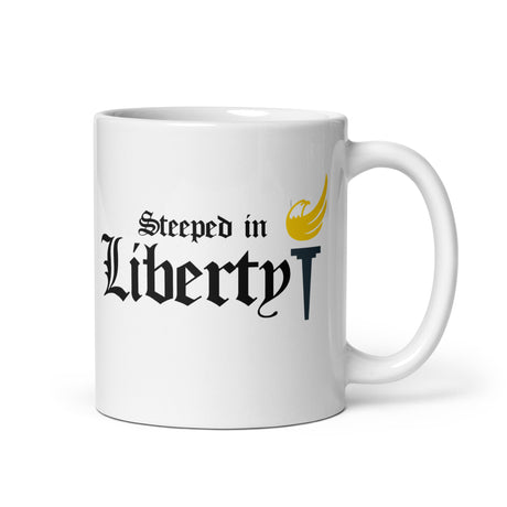 Steeped in Liberty Coffee Mug by Libertarian Country