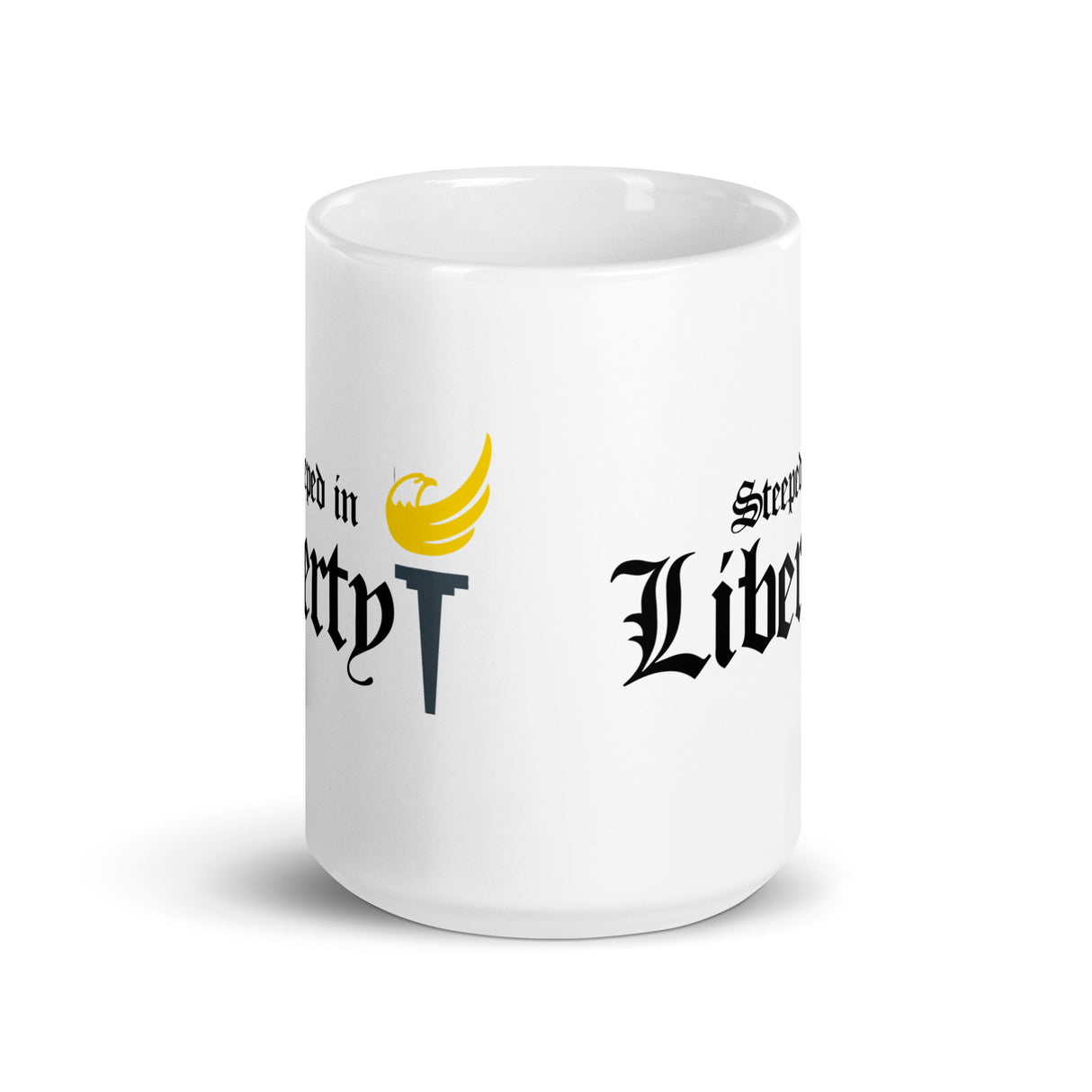 Steeped in Liberty Coffee Mug - Libertarian Country