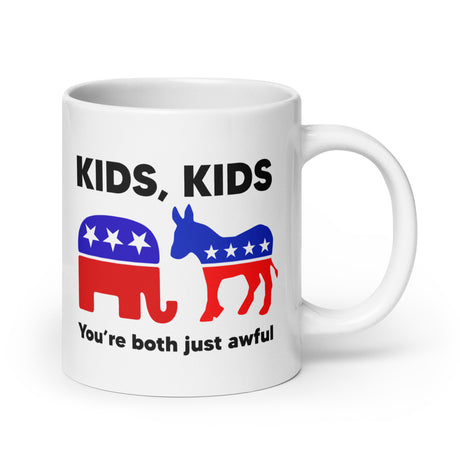 Kids Kids You're Both Just Awful Libertarian Mug