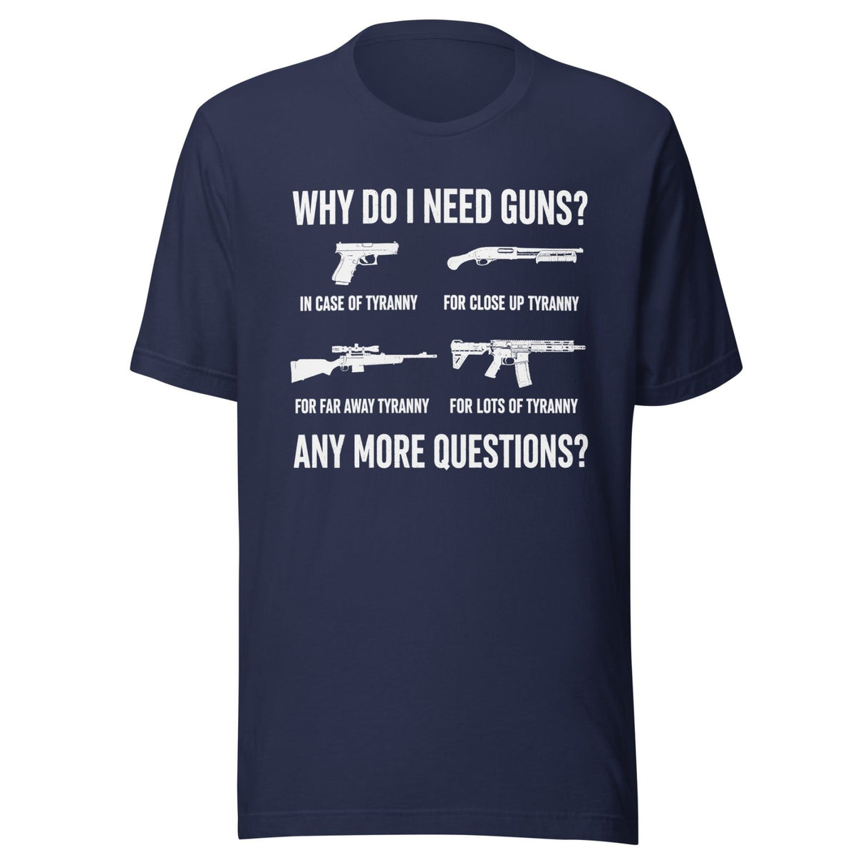 Why Do I Need Guns Tyranny Shirt