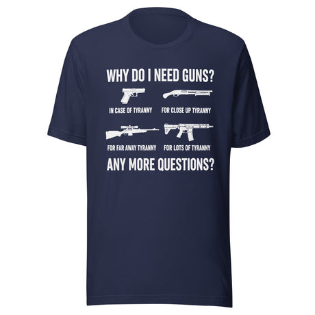 Why Do I Need Guns Tyranny Shirt