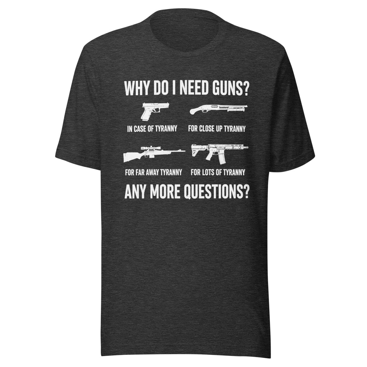 Why Do I Need Guns Tyranny Shirt