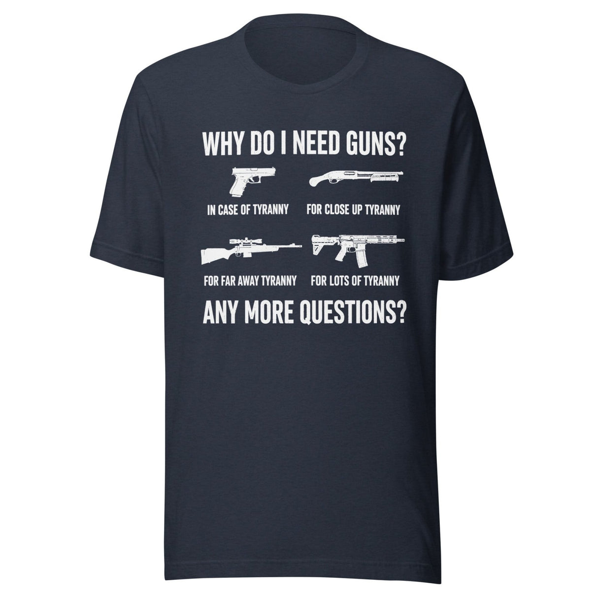 Why Do I Need Guns Tyranny Shirt
