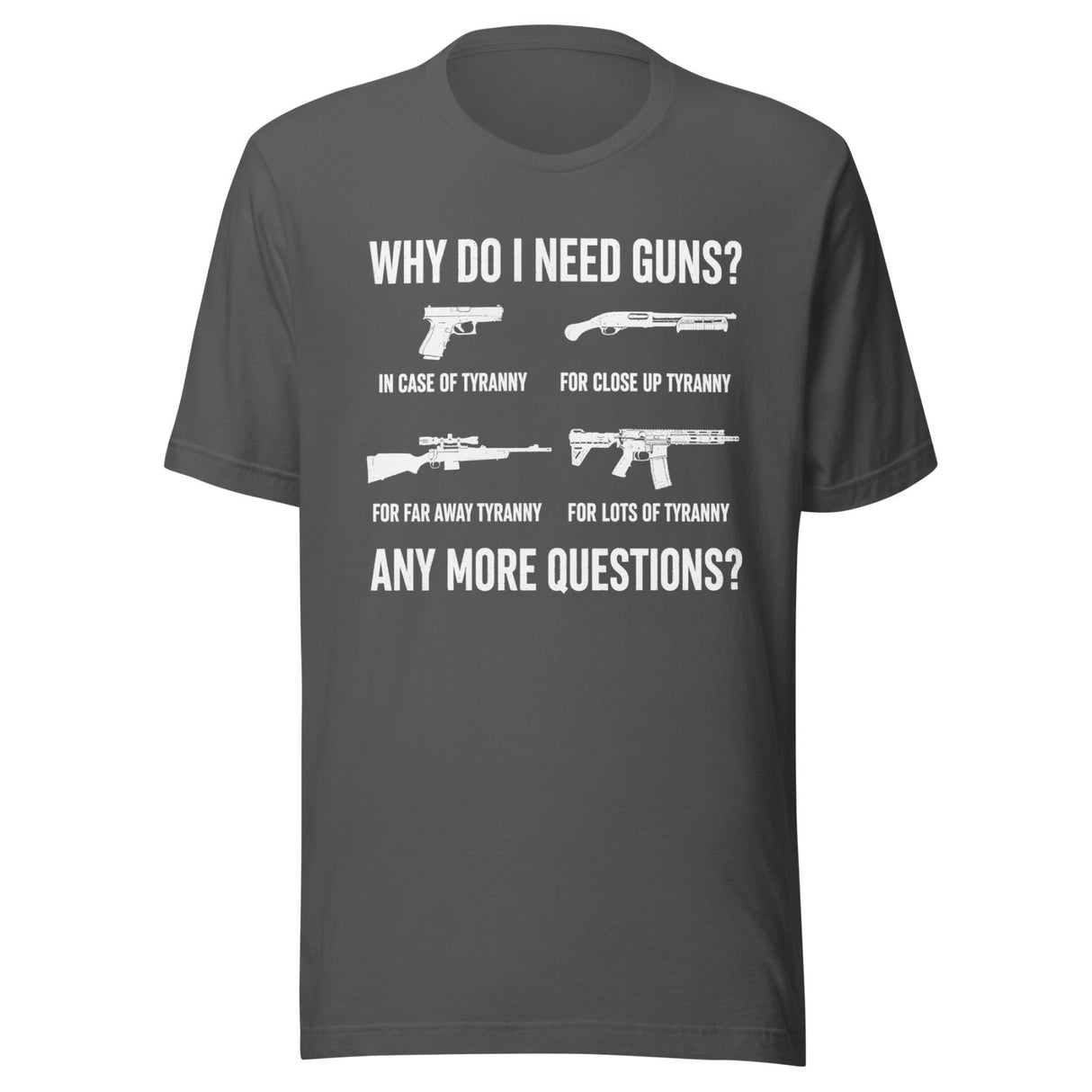 Why Do I Need Guns Tyranny Shirt