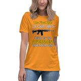 The First Rule of Gun Safety Women's Shirt - Libertarian Country