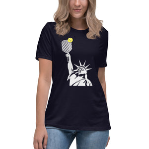 Pickleball Women's Shirt by Libertarian Country