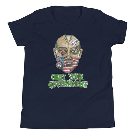 Obey Your Government Zombie Youth Shirt - Libertarian Country