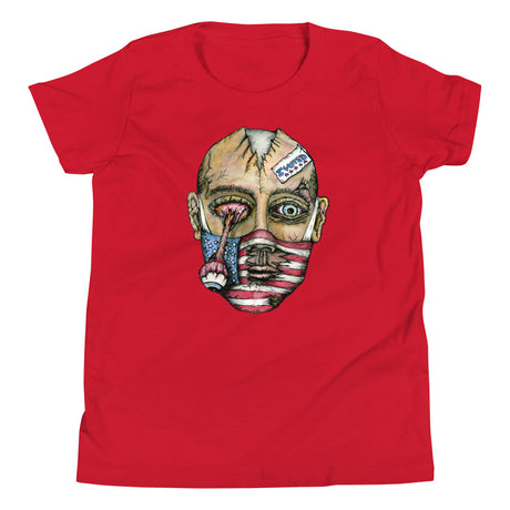 Masked Zombie Voter Youth Shirt - Libertarian Country