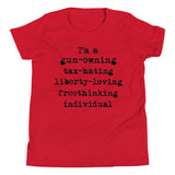 Gun-Owning Tax-Hating Freethinking Youth Shirt - Libertarian Country