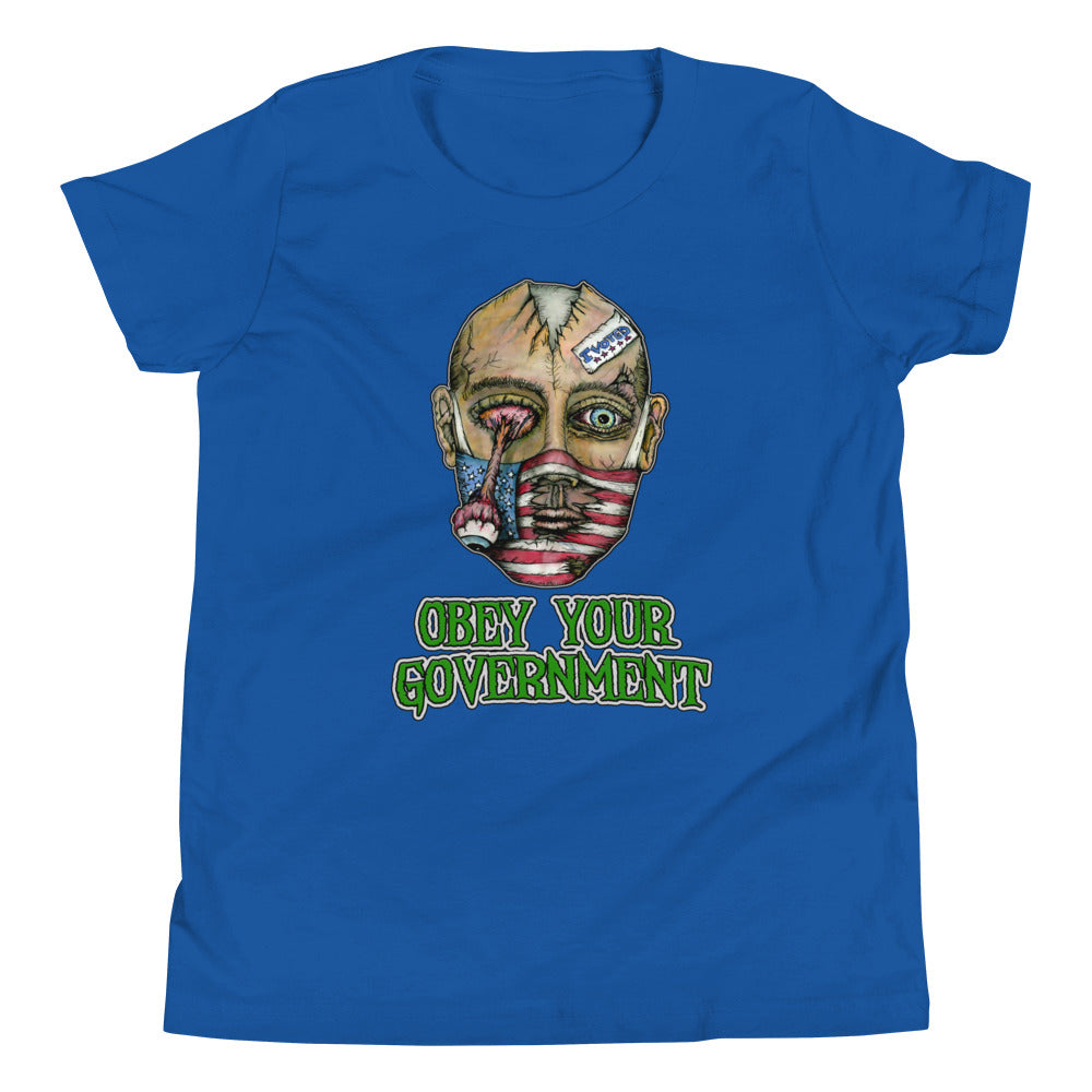 Obey Your Government Zombie Youth Shirt