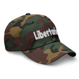 Libertarian Classic Embroidered Dad Hat - Libertarian Country