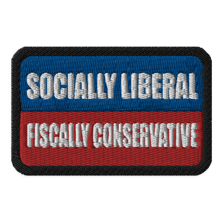 Socially Liberal Fiscally Conservative Patch