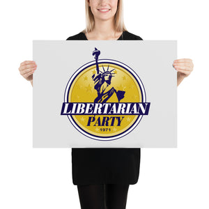 Libertarian Party Logo Poster - Libertarian Country