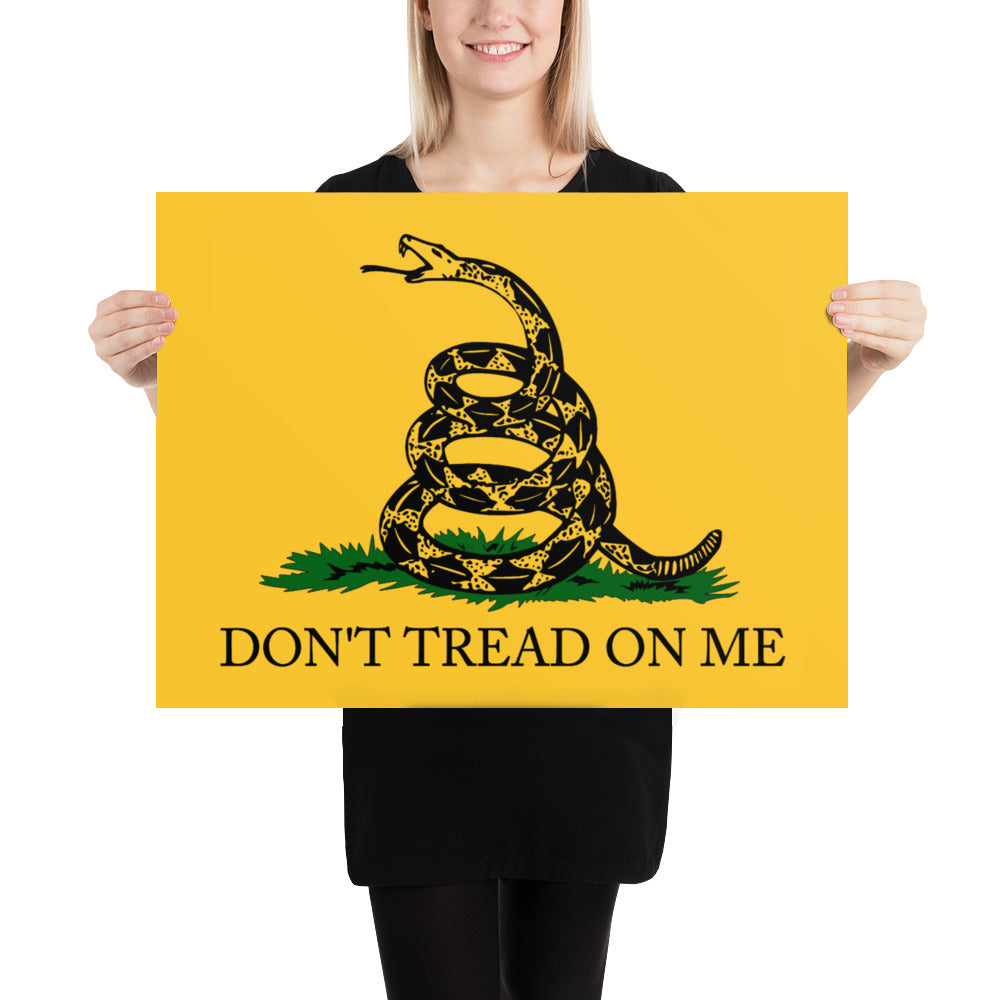 Don't Tread on Me Poster - Libertarian Country