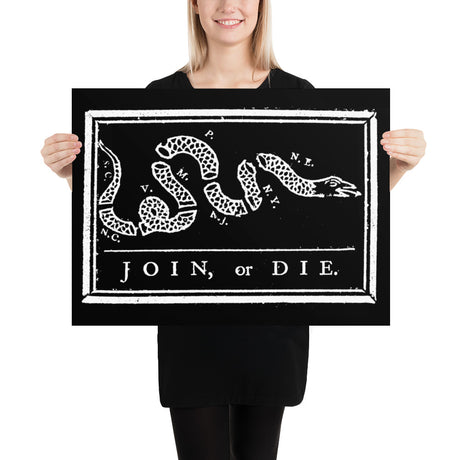 Join or Die Poster - Libertarian Country