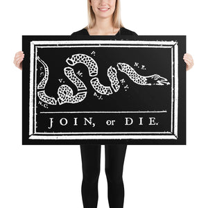 Join or Die Poster - Libertarian Country