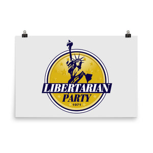 Libertarian Party Logo Poster by Libertarian Country