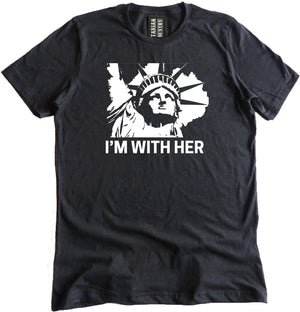 I'm With Her Shirt by Libertarian Country