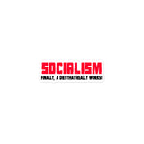 Socialism Diet Sticker - Libertarian Country