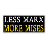 Less Marx More Mises Sticker