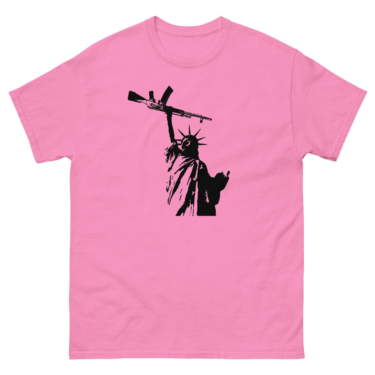 Statue of Liberty AK-47 Heavy Cotton Shirt - Libertarian Country