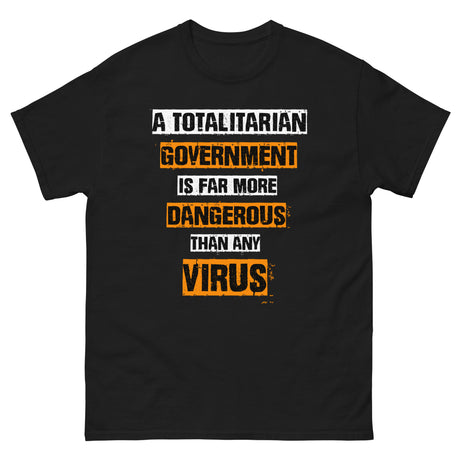 Totalitarian Government Virus Heavy Cotton Shirt