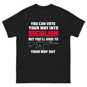 Shoot Your Way Out of Socialism Heavy Cotton Shirt