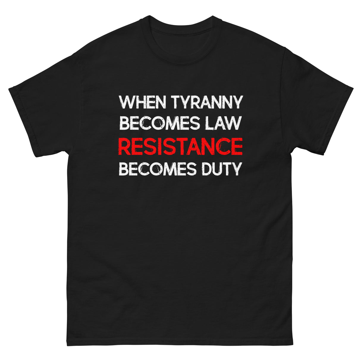 When Tyranny Becomes Law Heavy Cotton Shirt