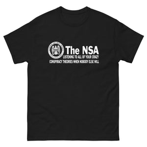 The NSA Conspiracy Theories Heavy Cotton Shirt - Libertarian Country