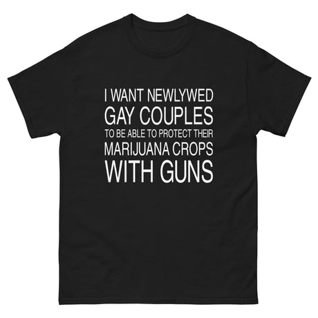 Newlywed Gay Couples Heavy Cotton Shirt