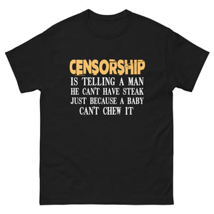 Censorship Steak Heavy Cotton Shirt