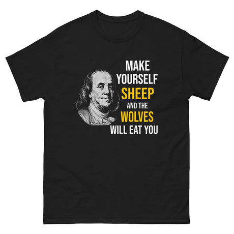 Ben Franklin Sheep and Wolves Heavy Cotton Shirt
