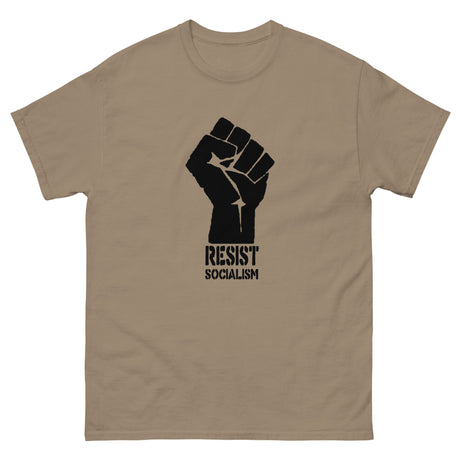 Resist Socialism Heavy Cotton Shirt - Libertarian Country