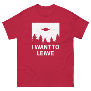 I Want To Leave Heavy Cotton Shirt - Libertarian Country