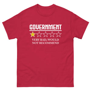 Government Very Bad Heavy Cotton Shirt - Libertarian Country