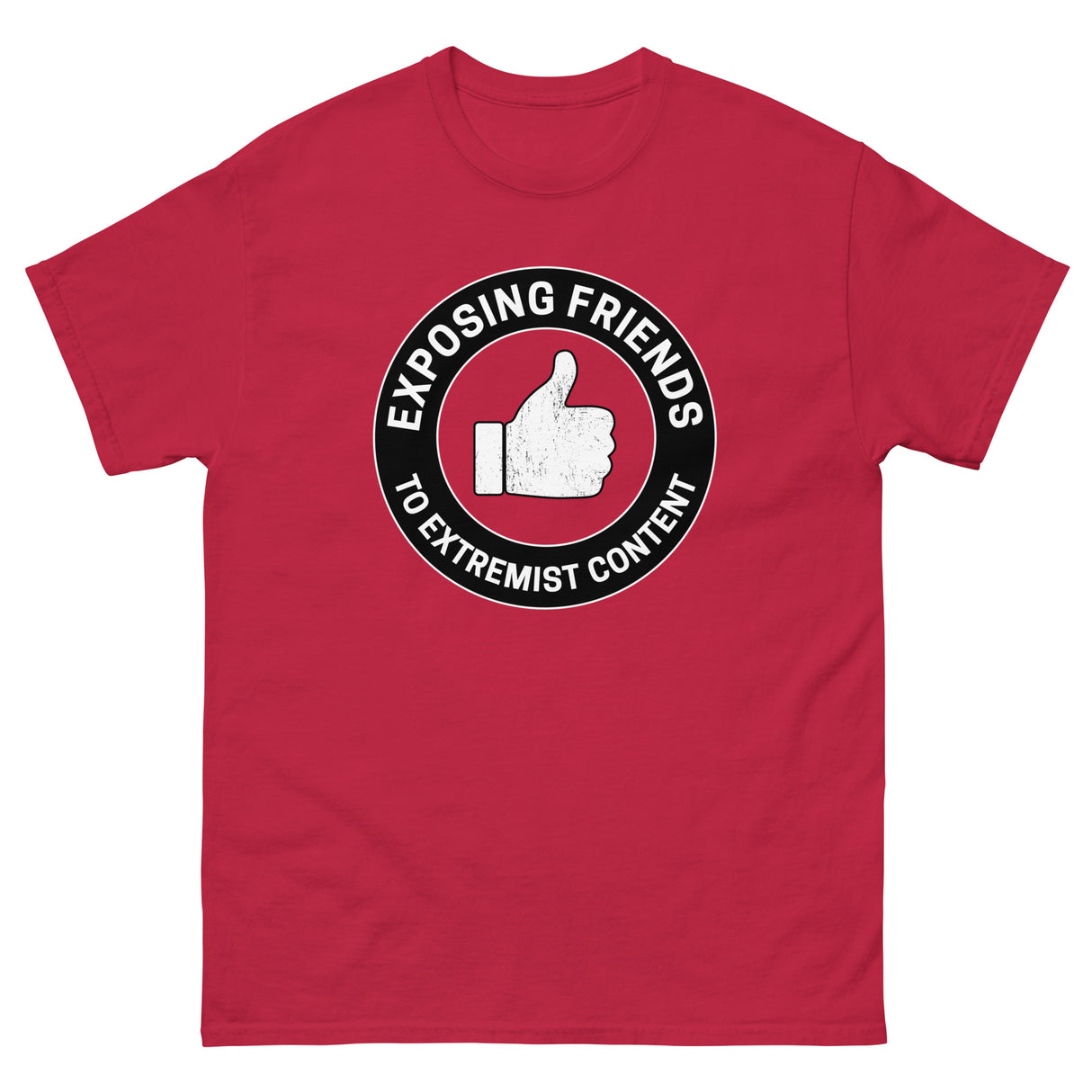 Exposing Friends to Extremist Content Heavy Cotton Shirt - Libertarian Country