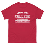 I Survived College SJW Heavy Cotton Shirt - Libertarian Country